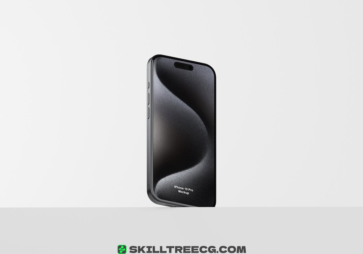 图片[6]-11 Psd iPhone 15 Pro Mockup（597903）-技能树